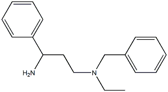 (3-amino-3-phenylpropyl)(benzyl)ethylamine Structure