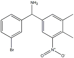 (3-bromophenyl)(3,4-dimethyl-5-nitrophenyl)methanamine Structure