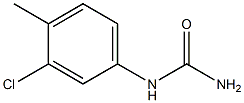 (3-chloro-4-methylphenyl)urea 구조식 이미지