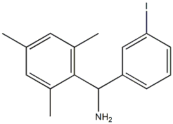 (3-iodophenyl)(2,4,6-trimethylphenyl)methanamine 구조식 이미지
