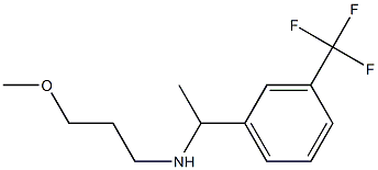 (3-methoxypropyl)({1-[3-(trifluoromethyl)phenyl]ethyl})amine 구조식 이미지