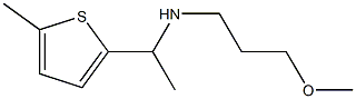 (3-methoxypropyl)[1-(5-methylthiophen-2-yl)ethyl]amine Structure