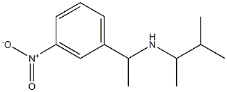 (3-methylbutan-2-yl)[1-(3-nitrophenyl)ethyl]amine 구조식 이미지