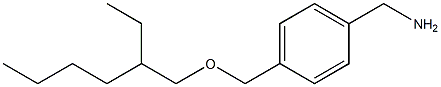 (4-{[(2-ethylhexyl)oxy]methyl}phenyl)methanamine Structure