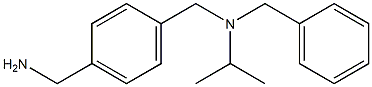 (4-{[benzyl(propan-2-yl)amino]methyl}phenyl)methanamine Structure