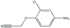 (4-amino-2-chlorophenoxy)acetonitrile 구조식 이미지