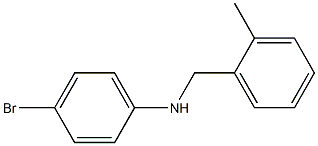 (4-bromophenyl)(2-methylphenyl)methylamine Structure