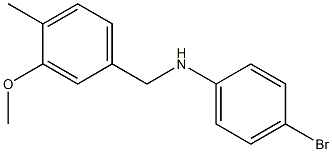 (4-bromophenyl)(3-methoxy-4-methylphenyl)methylamine 구조식 이미지