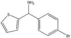 (4-bromophenyl)(thiophen-2-yl)methanamine Structure