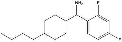 (4-butylcyclohexyl)(2,4-difluorophenyl)methanamine 구조식 이미지