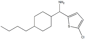 (4-butylcyclohexyl)(5-chlorothiophen-2-yl)methanamine Structure