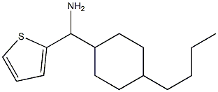 (4-butylcyclohexyl)(thiophen-2-yl)methanamine Structure