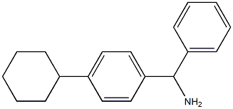 (4-cyclohexylphenyl)(phenyl)methanamine 구조식 이미지