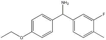 (4-ethoxyphenyl)(3-fluoro-4-methylphenyl)methanamine Structure