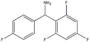 (4-fluorophenyl)(2,4,6-trifluorophenyl)methanamine 구조식 이미지