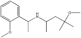 (4-methoxy-4-methylpentan-2-yl)[1-(2-methoxyphenyl)ethyl]amine 구조식 이미지