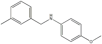 (4-methoxyphenyl)(3-methylphenyl)methylamine 구조식 이미지