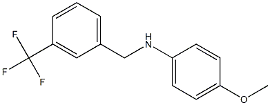 (4-methoxyphenyl)[3-(trifluoromethyl)phenyl]methylamine 구조식 이미지