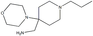 (4-morpholin-4-yl-1-propylpiperidin-4-yl)methylamine Structure