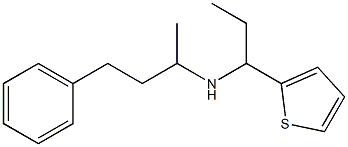 (4-phenylbutan-2-yl)[1-(thiophen-2-yl)propyl]amine 구조식 이미지