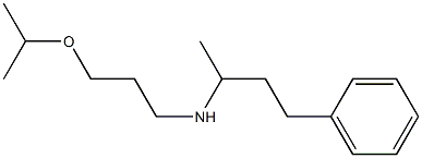 (4-phenylbutan-2-yl)[3-(propan-2-yloxy)propyl]amine 구조식 이미지