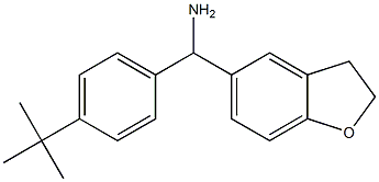 (4-tert-butylphenyl)(2,3-dihydro-1-benzofuran-5-yl)methanamine Structure