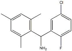 (5-chloro-2-fluorophenyl)(2,4,6-trimethylphenyl)methanamine 구조식 이미지