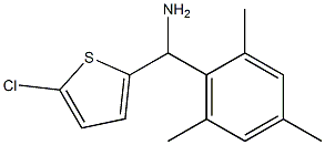 (5-chlorothiophen-2-yl)(2,4,6-trimethylphenyl)methanamine Structure