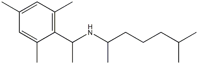 (6-methylheptan-2-yl)[1-(2,4,6-trimethylphenyl)ethyl]amine Structure