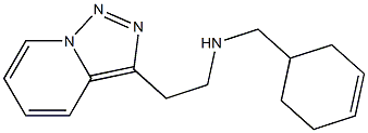 (cyclohex-3-en-1-ylmethyl)(2-{[1,2,4]triazolo[3,4-a]pyridin-3-yl}ethyl)amine Structure