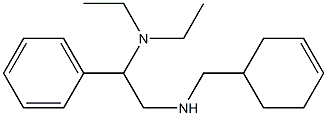 (cyclohex-3-en-1-ylmethyl)[2-(diethylamino)-2-phenylethyl]amine Structure