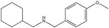 (cyclohexylmethyl)[(4-methoxyphenyl)methyl]amine Structure