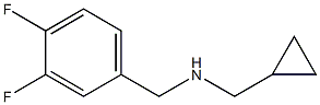 (cyclopropylmethyl)[(3,4-difluorophenyl)methyl]amine Structure