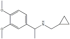 (cyclopropylmethyl)[1-(3,4-dimethoxyphenyl)ethyl]amine Structure