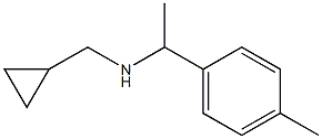 (cyclopropylmethyl)[1-(4-methylphenyl)ethyl]amine Structure