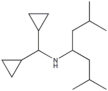 (dicyclopropylmethyl)(2,6-dimethylheptan-4-yl)amine Structure