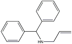 (diphenylmethyl)(prop-2-en-1-yl)amine Structure