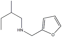 (furan-2-ylmethyl)(2-methylbutyl)amine Structure