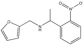 (furan-2-ylmethyl)[1-(2-nitrophenyl)ethyl]amine Structure