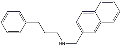 (naphthalen-2-ylmethyl)(3-phenylpropyl)amine 구조식 이미지