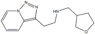 (oxolan-3-ylmethyl)(2-{[1,2,4]triazolo[3,4-a]pyridin-3-yl}ethyl)amine Structure