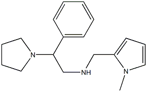 [(1-methyl-1H-pyrrol-2-yl)methyl][2-phenyl-2-(pyrrolidin-1-yl)ethyl]amine Structure