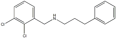 [(2,3-dichlorophenyl)methyl](3-phenylpropyl)amine 구조식 이미지