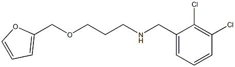 [(2,3-dichlorophenyl)methyl][3-(furan-2-ylmethoxy)propyl]amine Structure