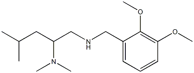 [(2,3-dimethoxyphenyl)methyl][2-(dimethylamino)-4-methylpentyl]amine Structure