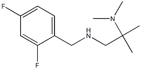 [(2,4-difluorophenyl)methyl][2-(dimethylamino)-2-methylpropyl]amine 구조식 이미지