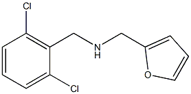 [(2,6-dichlorophenyl)methyl](furan-2-ylmethyl)amine Structure