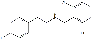 [(2,6-dichlorophenyl)methyl][2-(4-fluorophenyl)ethyl]amine 구조식 이미지