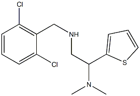 [(2,6-dichlorophenyl)methyl][2-(dimethylamino)-2-(thiophen-2-yl)ethyl]amine Structure