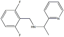 [(2,6-difluorophenyl)methyl][1-(pyridin-2-yl)ethyl]amine 구조식 이미지